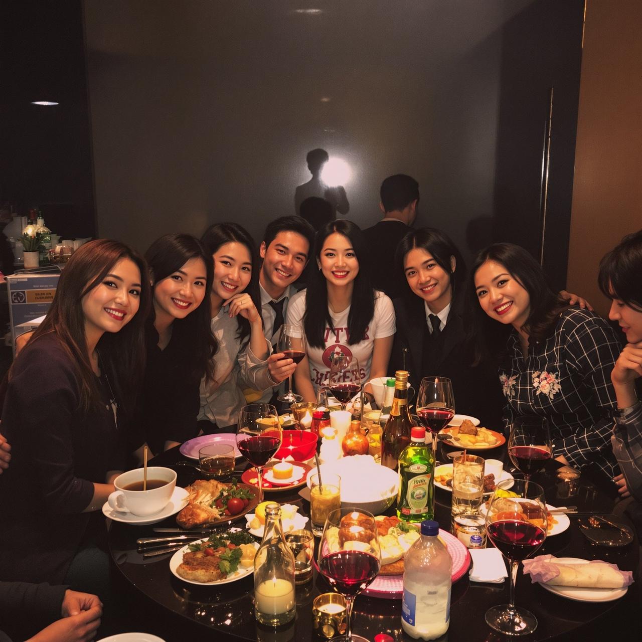 吃瓜51 - 明星私下聚会被拍，多位大咖同框